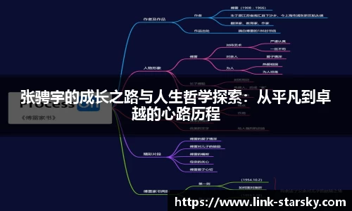张骋宇的成长之路与人生哲学探索：从平凡到卓越的心路历程