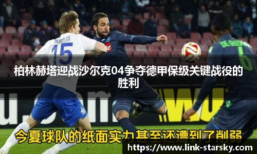 柏林赫塔迎战沙尔克04争夺德甲保级关键战役的胜利